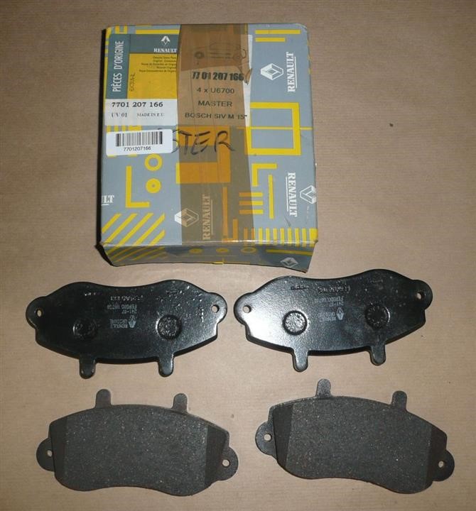 Renault 77 01 207 166 Brake Pad Set, disc brake 7701207166