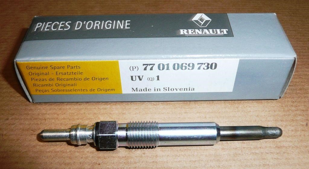 Renault 77 01 069 730 Glow plug 7701069730