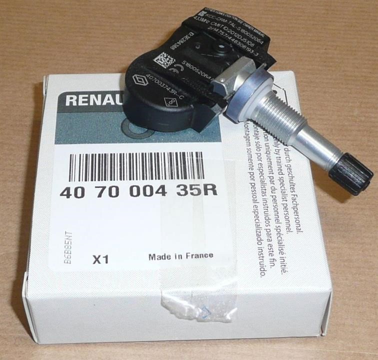 Renault 40 70 004 35R Tire pressure sensor (Tpms) 407000435R