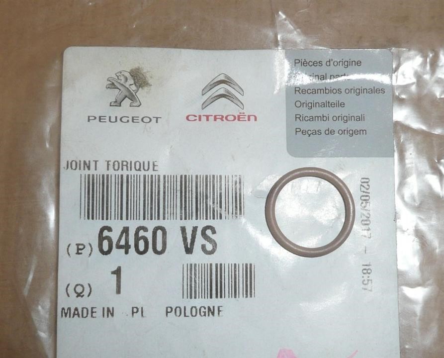 O-ring tube air conditioner Citroen/Peugeot 6460 VS