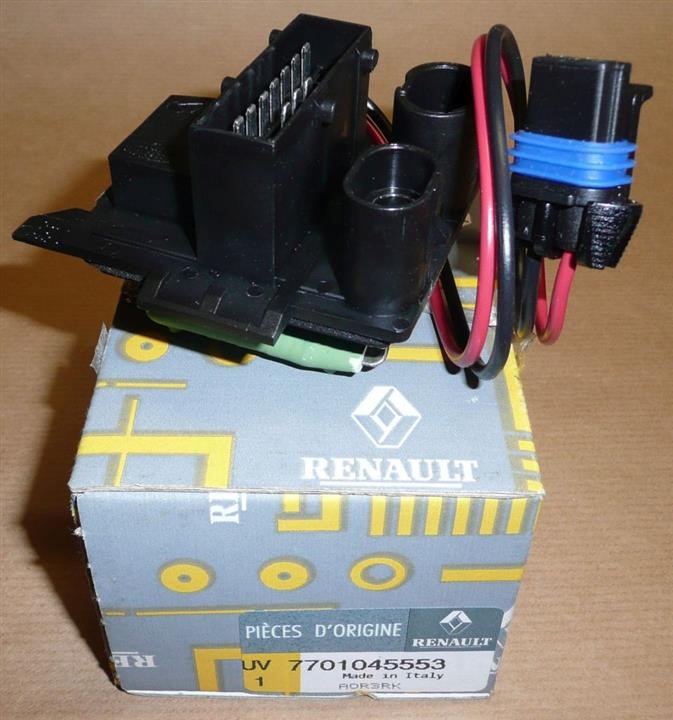 Renault 77 01 045 553 Fan motor resistor 7701045553