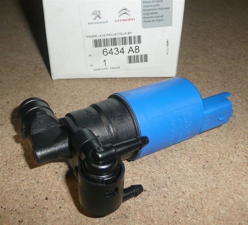 Windshield washer pump Citroen C1: 6434A8 Citroen/Peugeot Washer pump
