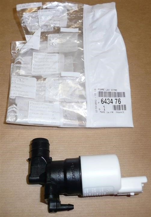 Washer pump Citroen/Peugeot 6434 76