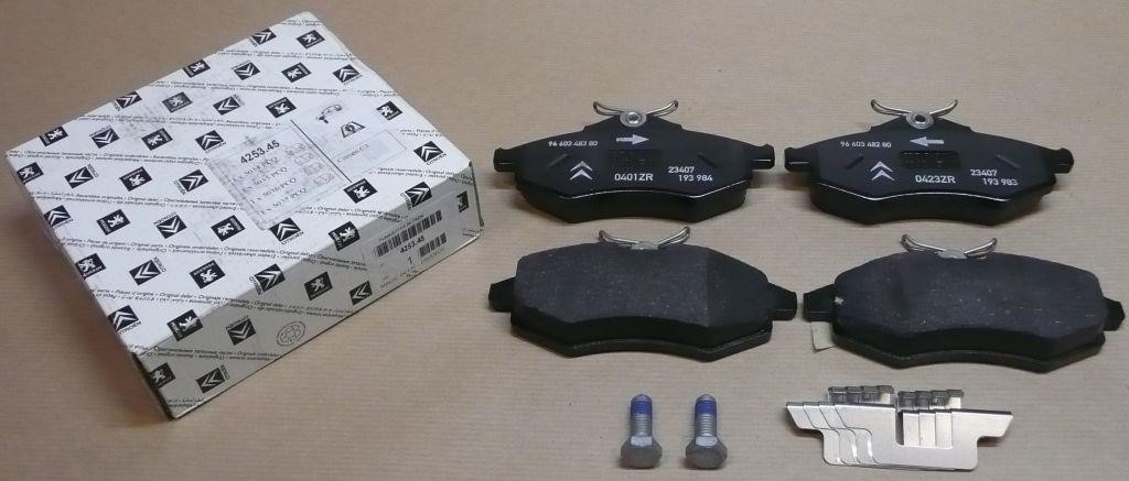 Citroen/Peugeot 4253 45 Brake Pad Set, disc brake 425345