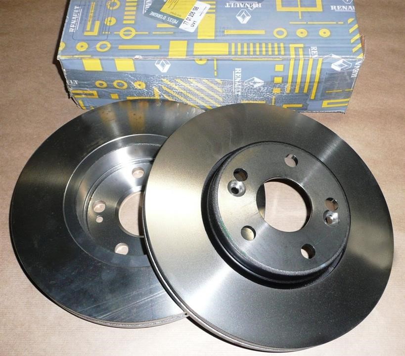 Renault 77 01 206 198 Front brake disc ventilated 7701206198