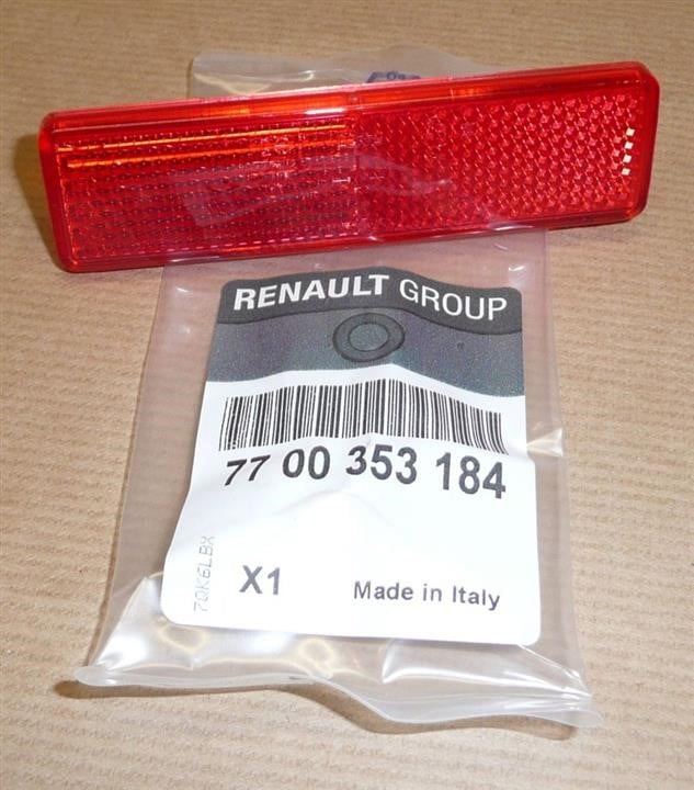 Renault 77 00 353 184 Light reflector 7700353184
