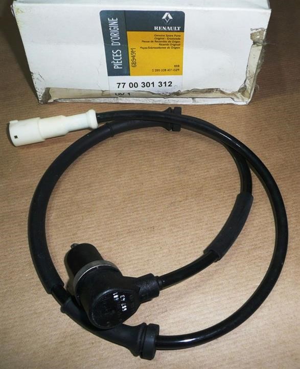 Renault 77 00 301 312 Sensor, wheel 7700301312