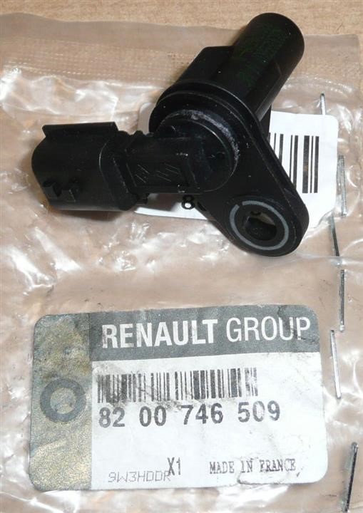 Renault 82 00 746 509 Crankshaft position sensor 8200746509