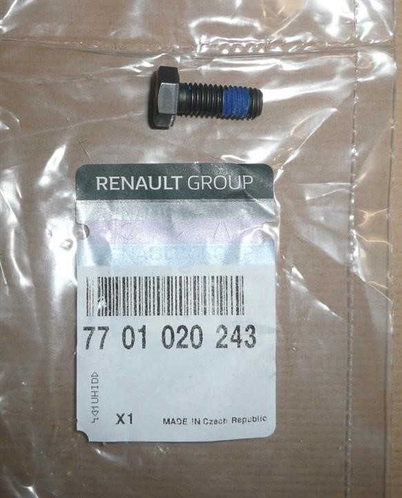 Renault 77 01 020 243 Screw 7701020243 7701020243 Renault Screw