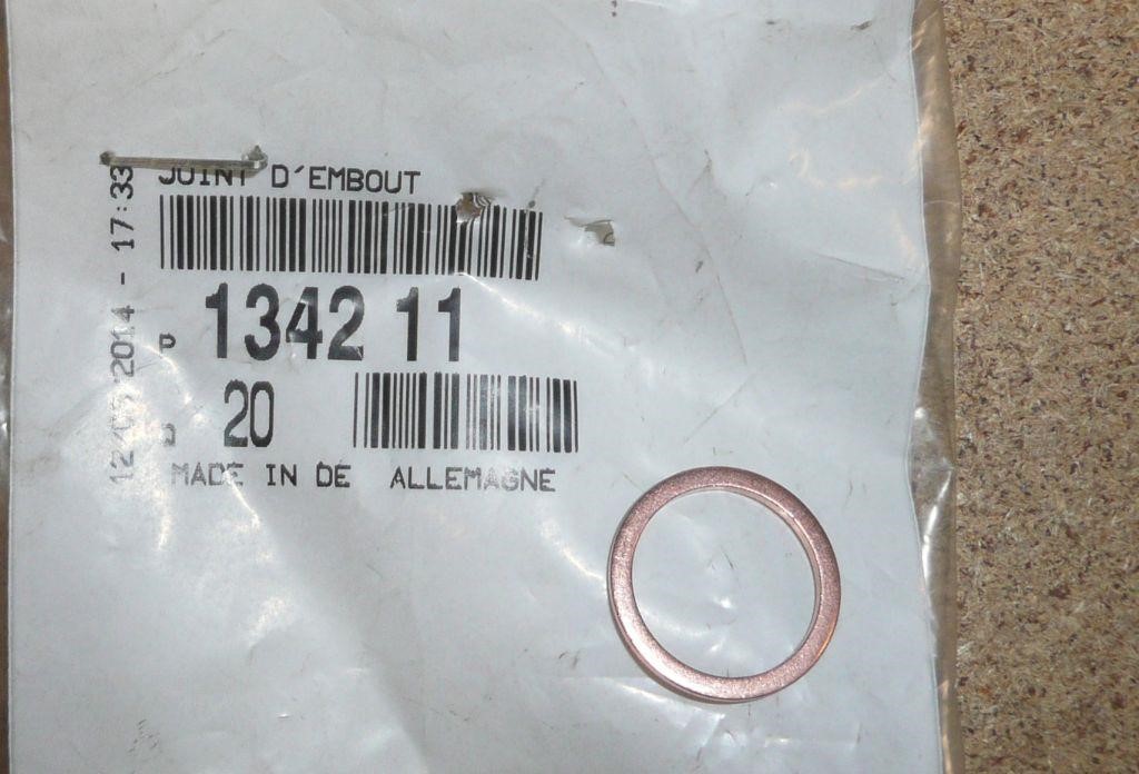 Citroen/Peugeot 1342 11 O-ring 134211 134211 Citroen/Peugeot O-ring