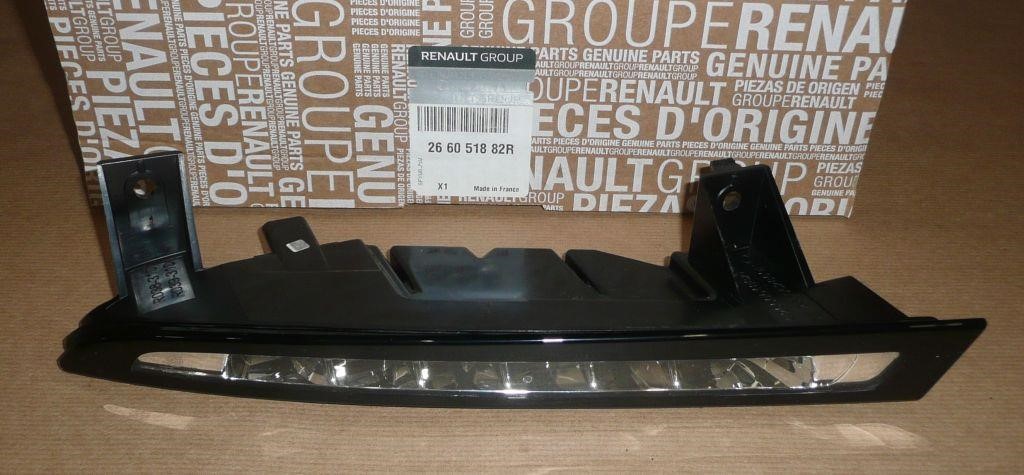 Daytime running lights (DRL) Renault 26 60 518 82R