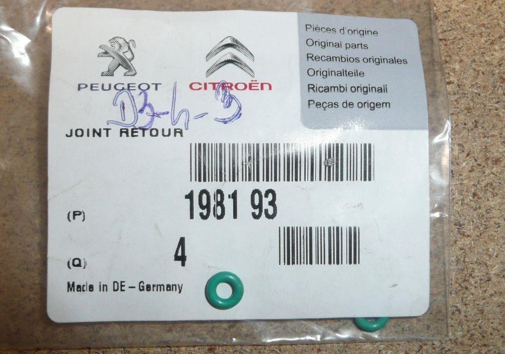 O-ring Citroen/Peugeot 1981 93