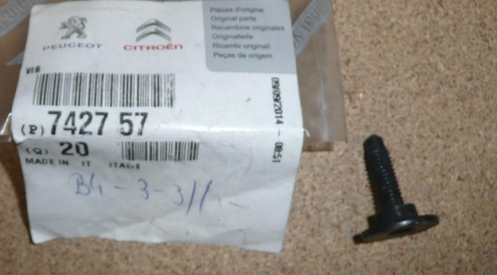 742757 Citroen/Peugeot Screw