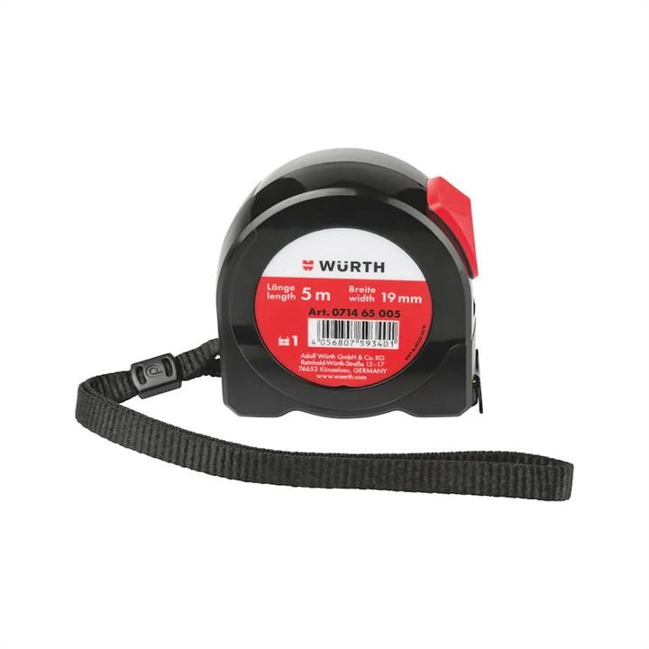 Wurth 071465 005 Tape measure 1K-PT18 19 mm 5 lm everyday life. 071465005