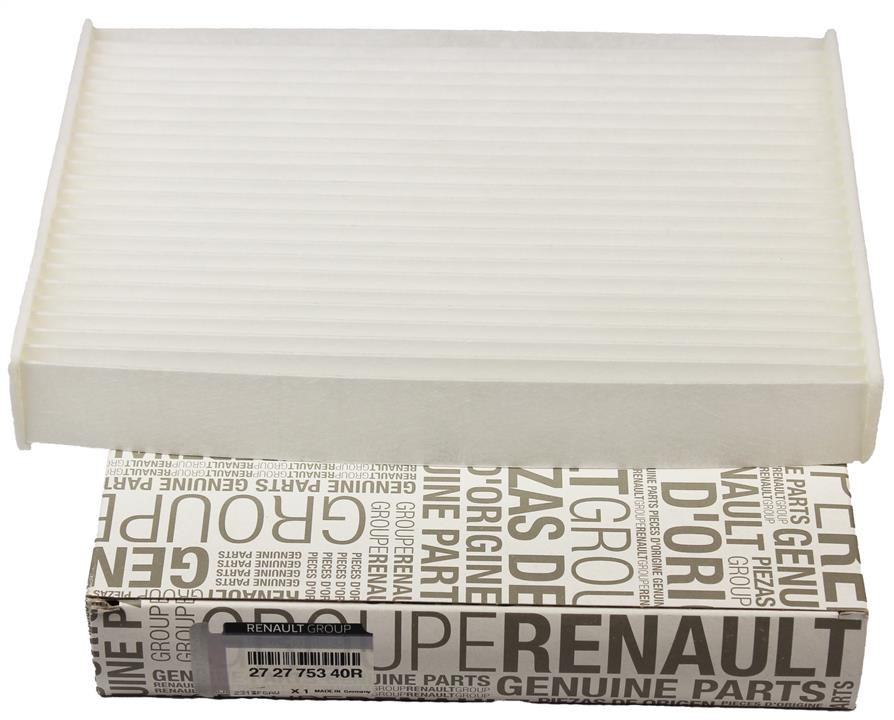 Cabin filter Renault 27 27 753 40R