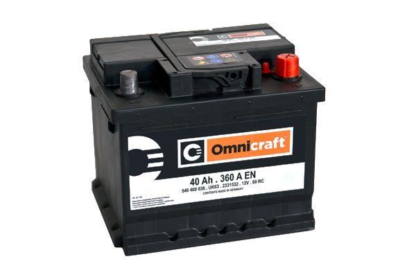 Omnicraft 2331532 Battery Omnicraft 12V 40AH 360A 2331532