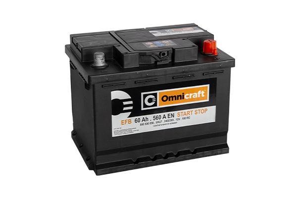 Omnicraft 2402385 Battery Omnicraft 100 EFB 12V 60AH 560A 2402385