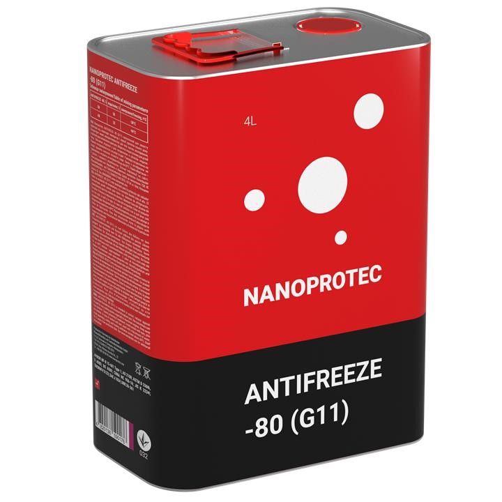 Nanoprotec NP 3202 504 Coolant concentrate G11 ANTIFREEZE -80 ° C, blue, 4 l NP3202504