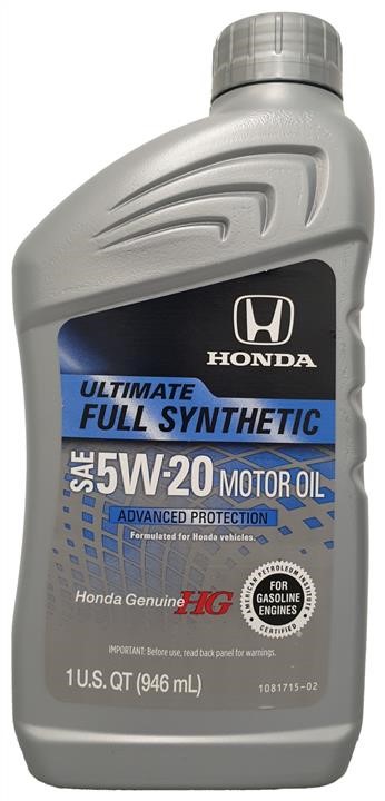 087989138 Honda Engine oil Honda HG Ultimate 5W-20, 1L