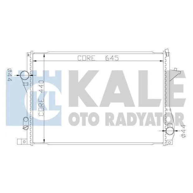 Kale Oto Radiator 341915 Radiator, engine cooling 341915