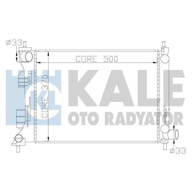 Kale Oto Radiator 342285 Radiator, engine cooling 342285