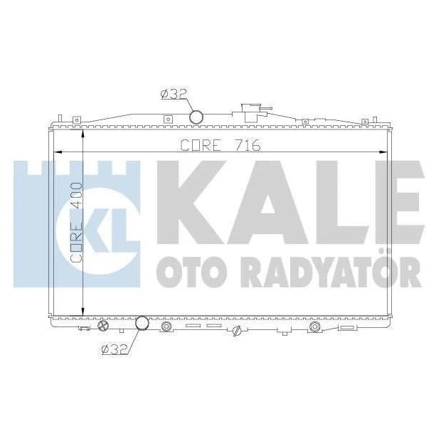 Kale Oto Radiator 341955 Radiator, engine cooling 341955