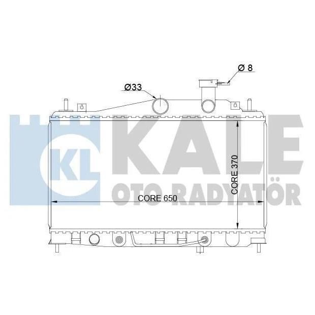 Kale Oto Radiator 357900 Radiator, engine cooling 357900