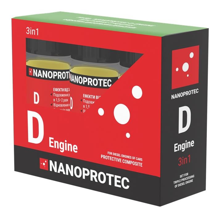 Nanoprotec ST 1100 004 Engine oil additive Set Nanoprotec D-engine 3 in 1 ST1100004