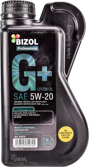 Bizol B81070 Engine oil Bizol Green+ 5W-20, 1L B81070