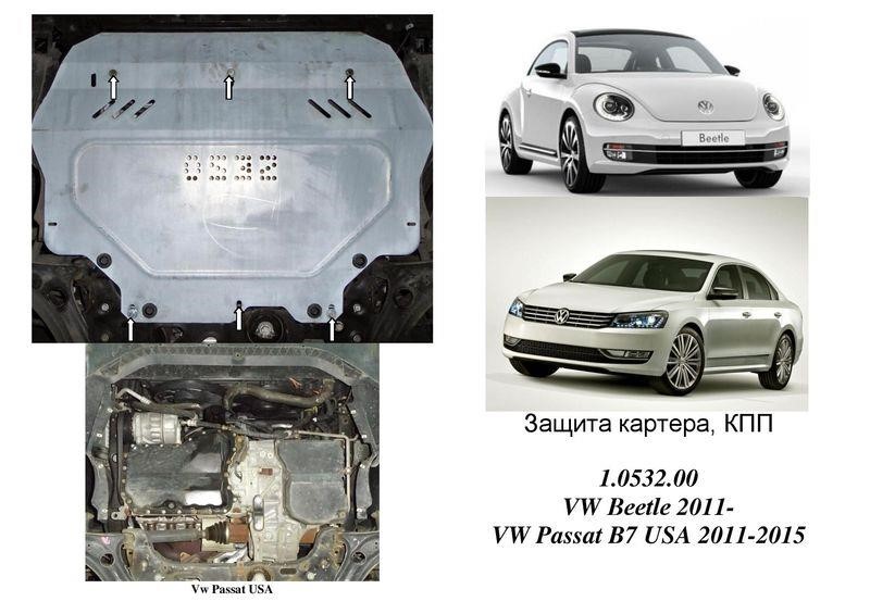 Kolchuga 1.0532.00 Engine protection Kolchuga standard 1.0532.00 for Volkswagen (Gear box, radiator) 1053200