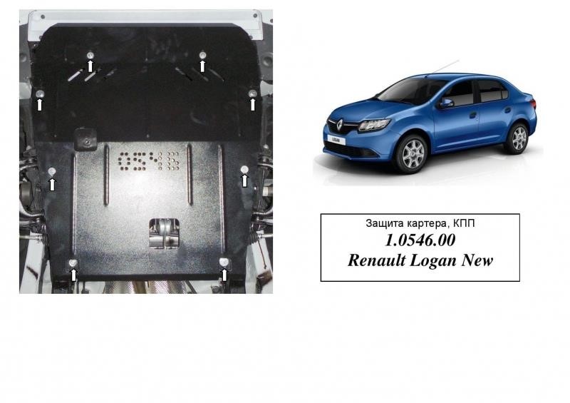 Kolchuga 1.0546.00 Engine protection Kolchuga standard 1.0546.00 for Renault/Dacia (Gear box, radiator) 1054600
