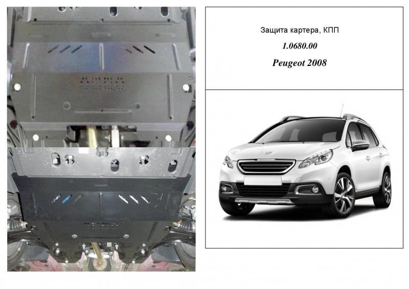 Kolchuga 1.0680.00 Engine protection Kolchuga standard 1.0680.00 for Peugeot (Gear box) 1068000