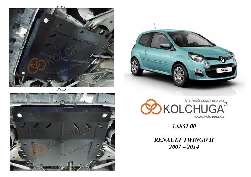 Kolchuga 1.0851.00 Engine protection Kolchuga standard 1.0851.00 for Renault (Gear box, radiator) 1085100