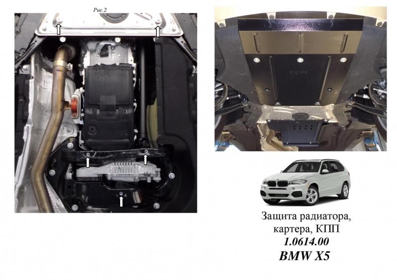 Kolchuga 2.0614.00 Engine protection Kolchuga premium 2.0614.00 for BMW (Gear box, radiator) 2061400