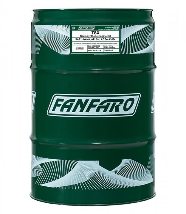 Fanfaro FF6502-DR Engine oil FanFaro TSX 10W-40, 208 l FF6502DR