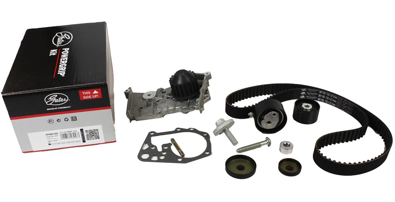 TIMING BELT KIT WITH WATER PUMP Gates KP45671XS