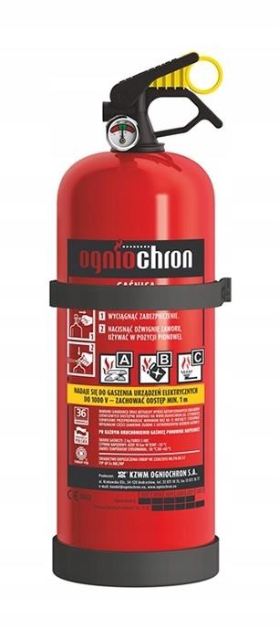 Ogniochron GP2-X ABC/PM 2KG Powder fire extinguisher, 2 kg GP2XABCPM2KG