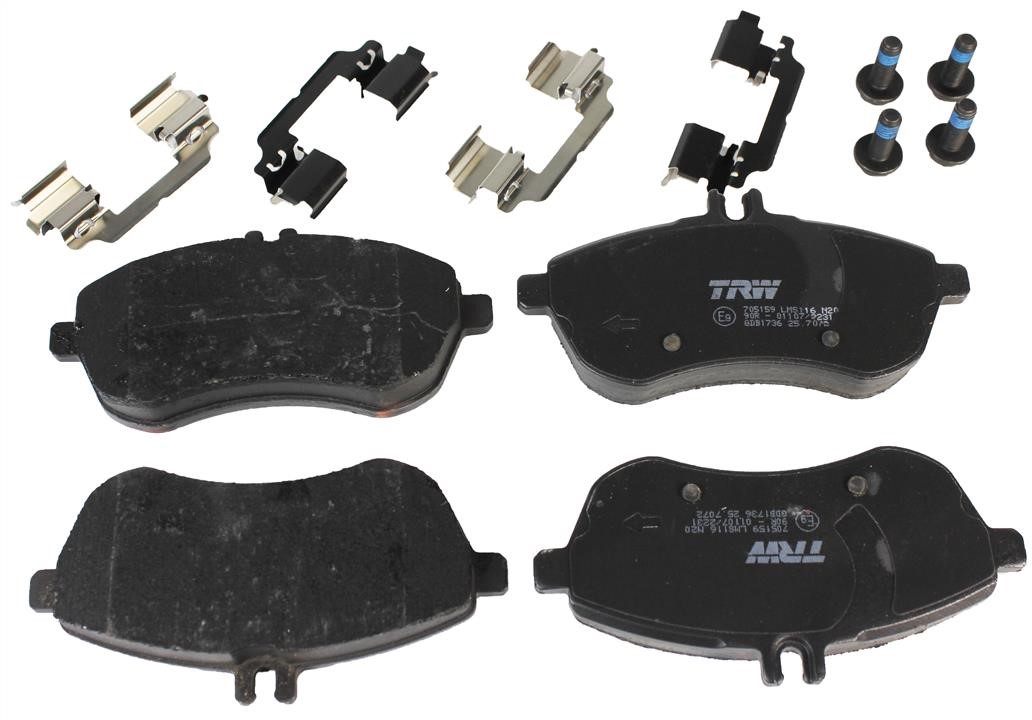 TRW GDB1736 TRW COTEC disc brake pads, set GDB1736
