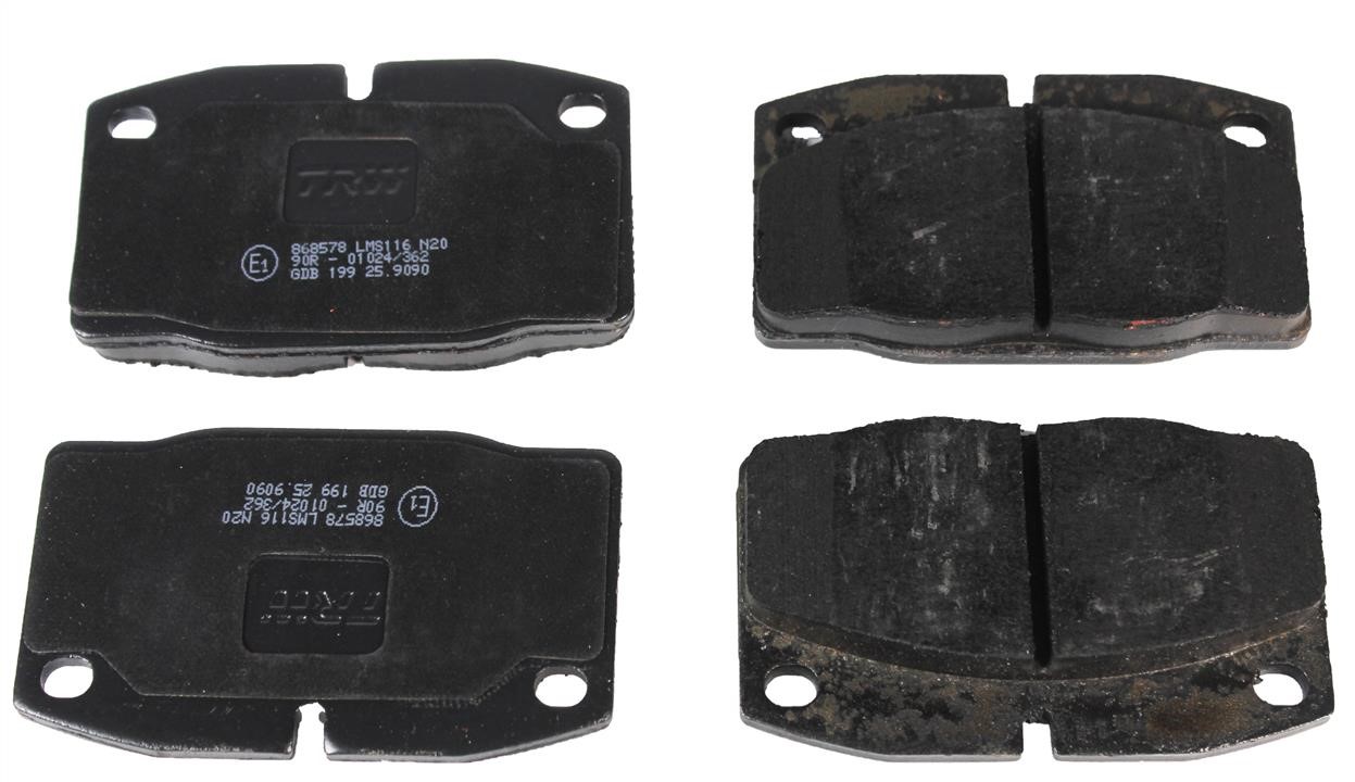 TRW GDB199 TRW COTEC disc brake pads, set GDB199