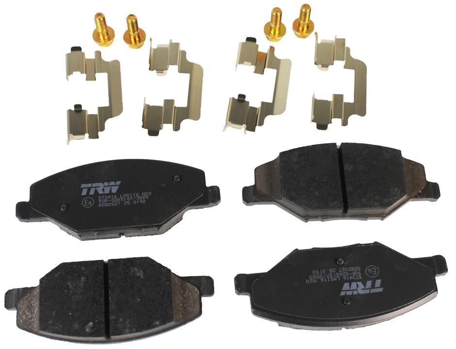 TRW GDB2027 TRW COTEC disc brake pads, set GDB2027