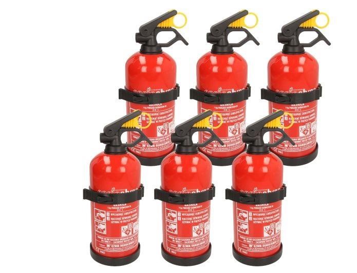 Ogniochron GP1Z BC 1KG/W 6 Powder fire extinguisher, 1 kg, set of 6 pcs. GP1ZBC1KGW6