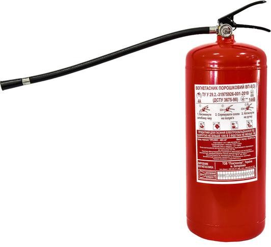Winso ВП-8 Powder fire extinguisher with pressure gauge, rechargeable, 8 kg 8