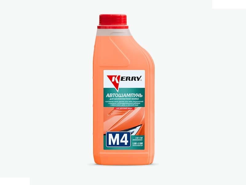 Kerry KR-307-4 Car shampoo for contactless car wash M4. For hard water, 1000 ml KR3074