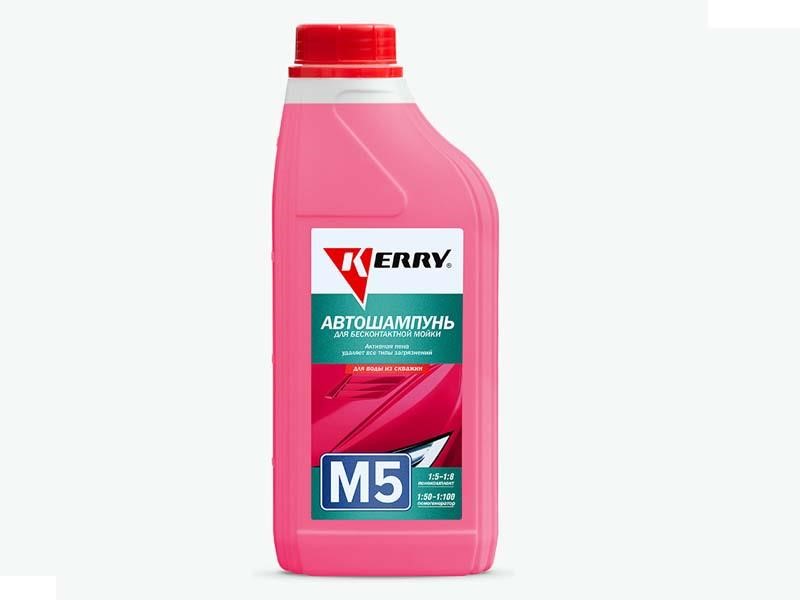 Kerry KR-307-5 Car shampoo for contactless car wash M5. For water from wells, 1000 ml KR3075