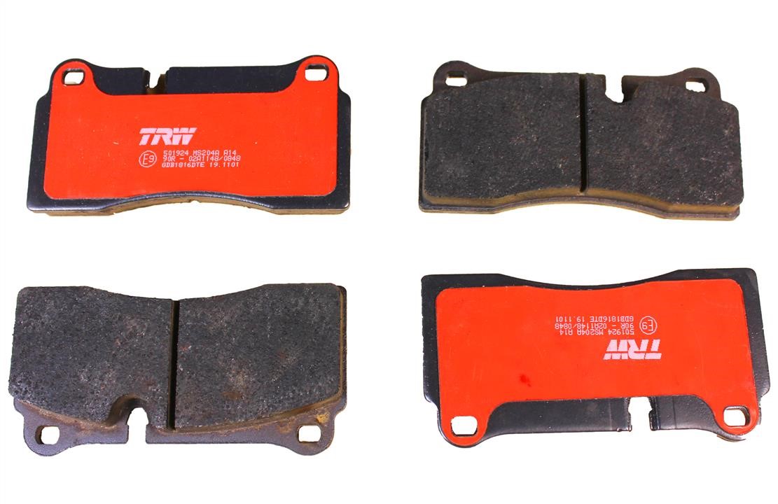 TRW GDB1816DTE Brake Pad Set, disc brake GDB1816DTE