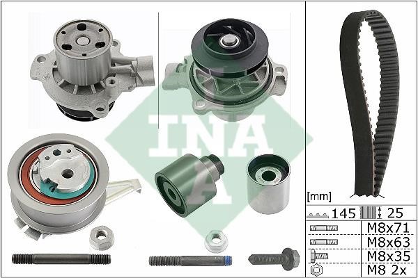 INA 530 0699 31 TIMING BELT KIT WITH WATER PUMP 530069931
