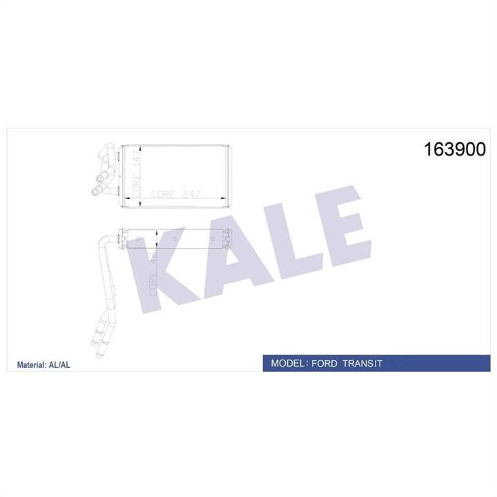 Kale Oto Radiator 163900 Heat exchanger, interior heating 163900