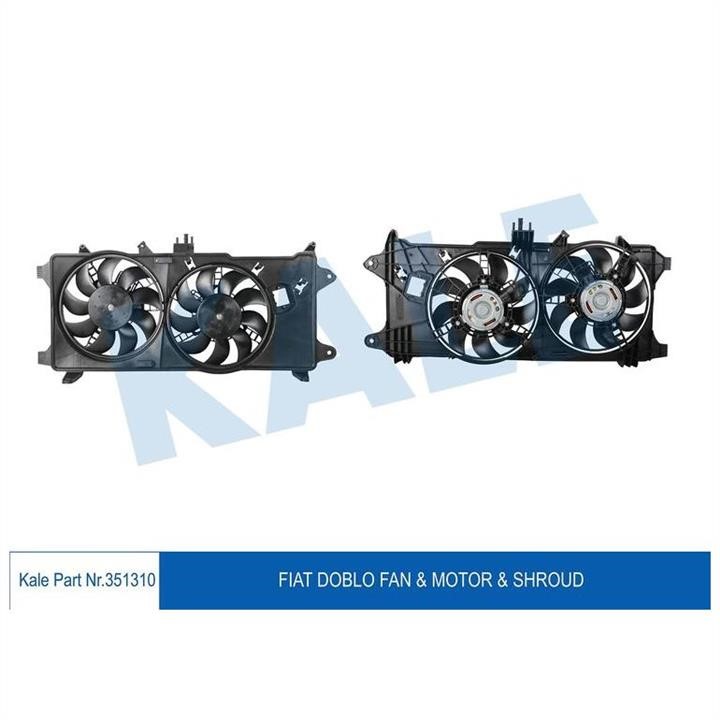 Kale Oto Radiator 351310 Radiator fan 351310