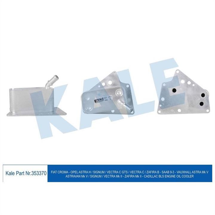 Kale Oto Radiator 353370 Oil cooler 353370