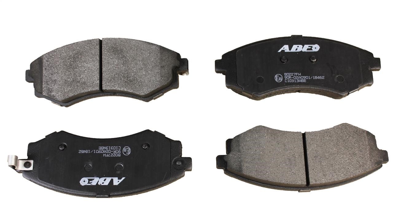 ABE C10313ABE Front disc brake pads, set C10313ABE